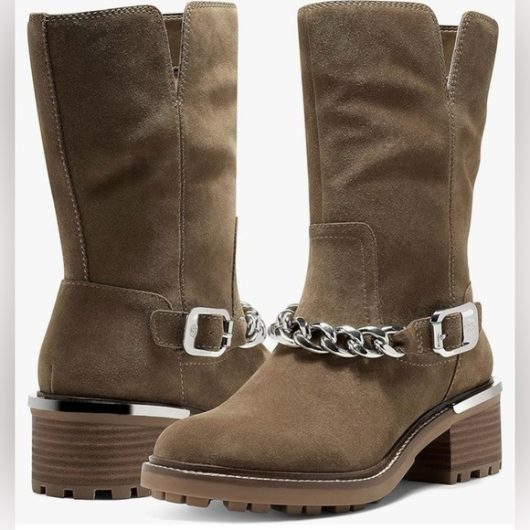 Vince Camuto Women's Keshilla Moto Boot Motorcycle Sz 6 NWOB - Picture 1 of 10